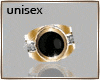 ❣Ring|Gold|Onyx|unisex