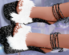 Santa Fur Heels Black