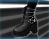 ℛ. Black leather boots