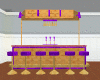 wooden/purple bar
