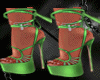 diamond-Green heels