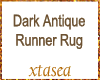 Dark Antique Runner Rug