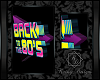 back to the 80's 3D sign