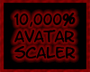 м| 10,000% Avatar Scale
