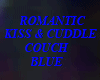 ROMANTIC KISS COUCH BLUE