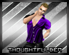 Purple Muscle Shirt Top