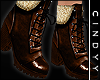 [ Brown Ankle Boots