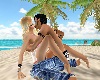 Sensual beach Kisses