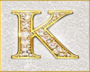 Letter K Wedding Ring