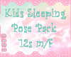 Kids Sleeping Pose Pack