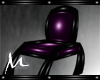*M* PVC Purple Chair