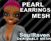 Fem Pearl Earrings Mesh