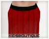 -Child Red Long Skirt