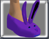 !F!Purple Bunny Slippers