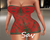 NylonChristmasDress-Red