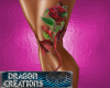 dragon rose tattoo