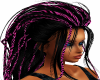Black/Pink Gill Hair