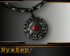 ! ANA NECKLACE BLACK RED