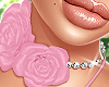 Rose Choker Pink