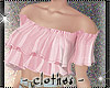 clothes - pink ruffles