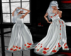 Silver dress+ poppiesUA