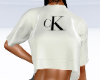 Ck baggy cropped shirt