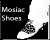 MOSIAC BLACK WHITE SHOES