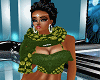 OILVE/STONE SCARF/TOP