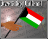f0h Kuwait Flag On Hand