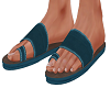 Blue Beach Sandals
