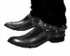 BLACK BIKER BOOTS (MALE)