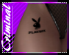 Playboy Bunny Leg Tattoo