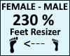 Feet Scaler 230%