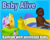 Bathtub  Animated Baby