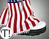 T! 4th July Flag Boots