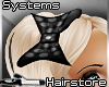 :S: Black Hair Bow V1