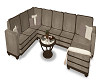 8P Beige Sectional