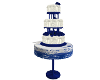 S.T~ROYAL Blue Wed Cake