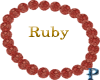 ~P~Anklet Ruby Right