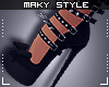 M:Spikes and bows shoes