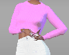 Sweater with slits