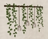 Brnz hang lamps w leaves