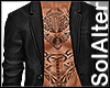 BLACK JACKET LEATHER TAT