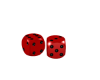 Shiny Red Lover's Dice