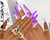 Lilac Nails + Rings