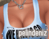 [P] Ringed blue top