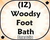 (IZ) Wooden Foot Bath