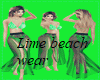 Lime Beach Wear