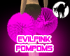 Evil Pink Pompoms (F)