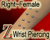 [Z]Wrist Piercing Rgt F